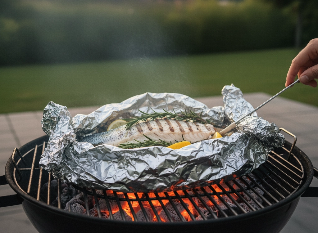 中秋節烤肉,烤海鮮,烤驢魚排